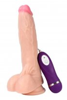 Ultra Soft Dokuda 21 Cm Titreşimli Realistik Penis Dildo