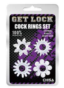 Get Lock Tırtıklı Penis Halka Seti
