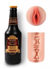 Bira Şişesi Titreşimli Vajina Mastürbatör