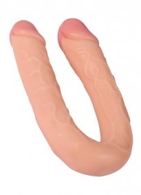 44 Cm Çift Başlı Ten Rengi Lezbiyen Penis