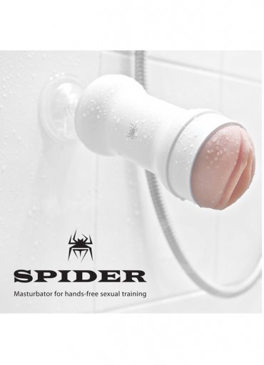 Spider Hands Free Realistic Male Mastürbatör Beyaz