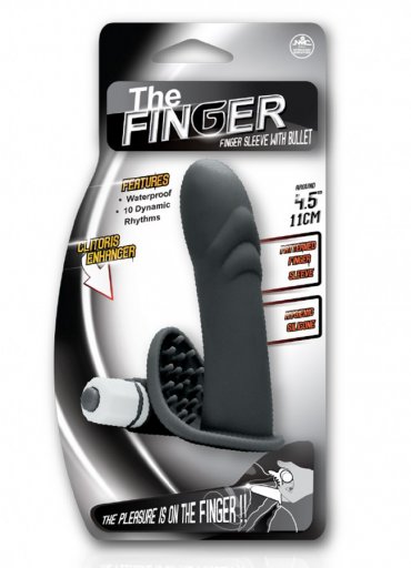 The Finger Titreşimli Klitoris Uyarıcılı Parmak Kılıfı