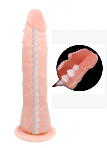 Real Penis Kıkırdaklı Vantuzlu Dildo