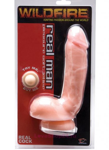 Wildfire Real Man Jel Lee Real Cock Light Dildo