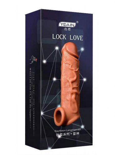 Lock Love 17 Cm Penis Büyütme Kılıfı