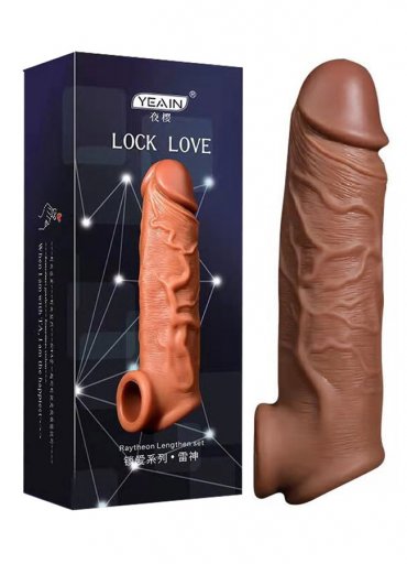 Lock Love 17 Cm Penis Büyütme Kılıfı