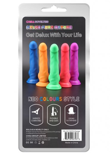Sex Shop Neon Colours Sıvı Silikon Dildo