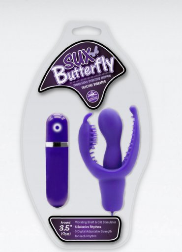 Sux Butterfly Klitoral Uyarıcılı Silikon Vibratör