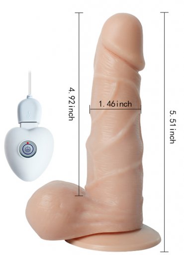 Titreşimli Oynarbaşlı Şarjlı Vibratör Penis