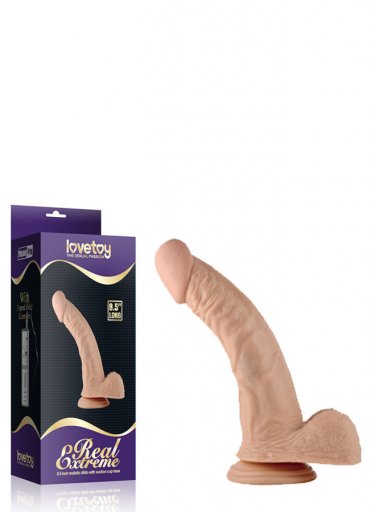Gerçek Extreme Eğimli 8.5 inç Titreşimsiz Penis