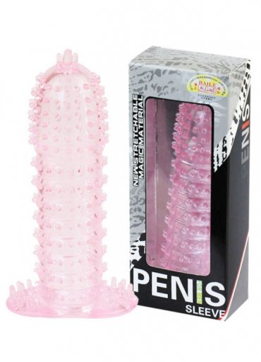 Penis Sleeve Şeffaf Beyaz Penis Kılıfı