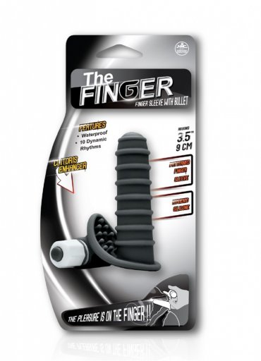 The Finger Titreşimli Klitoris Uyarıcılı Kılıf