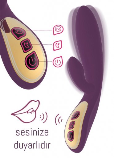 Sese Duyarlı USB Şarzlı Slikon Orgazm Vibratör