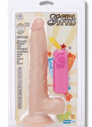 Titreşimli Girl Style Realistik Vantuzlu Penis