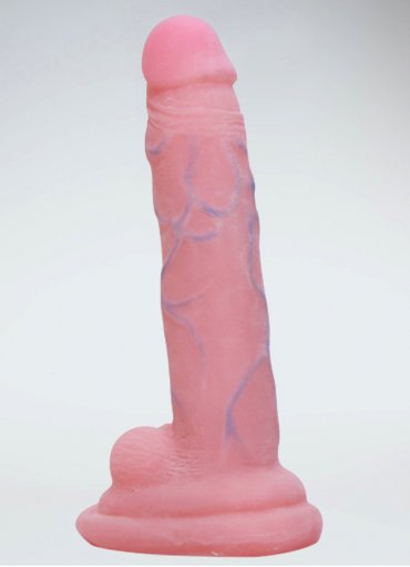 Ten Renginde Testisli Kalın Damarlı VantuzLu Realistik Penis