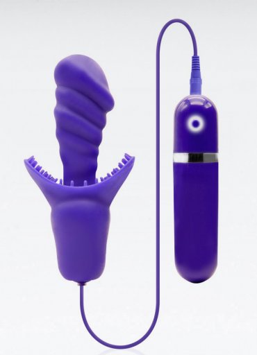 Klitoral Uyarıcılı Silikon Vibratör