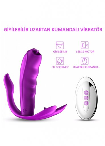 Uzaktan Kumandalı İç Çamaşır Orgazm Vibratörü