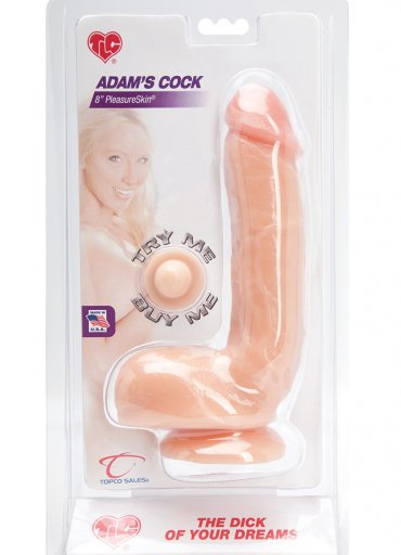 TLC Adam s PleasureSkin Cock Light Dildo