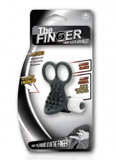 The Finger Titreşimli Klitoris Uyarıcılı Parmak Vibratörü