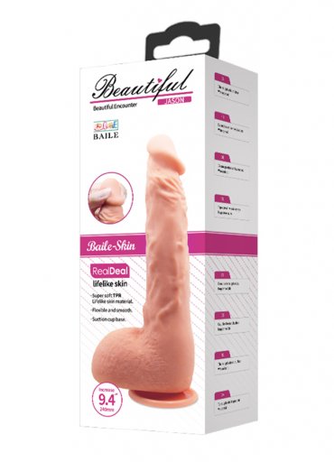 24 Cm Ultra Soft Dokuda Realistik Penis Dildo