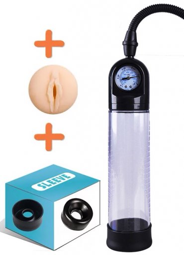 Basınç Göstergeli Penis Geliştirici Pompa