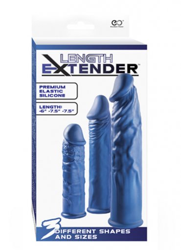 Extender 3 lü Silikon Penis Kılıfı Set