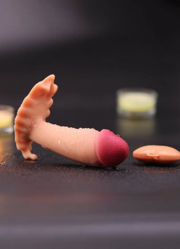 Giyilebilen Klitoris Uyarıcılı Isıtıcılı Titreşimli Vibratör