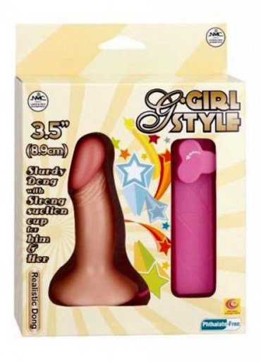 Girl Style Realistik Vantuz Titreşimli Penis